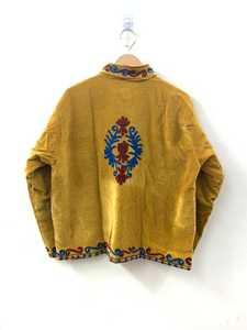 เสื้อแจ็คเก็ตกำมะหยี่ปักลายสัตว์แบบซูซานี ทำจากผ้าฝ้ายรักษ์โลก อุ่นสบายสำหรับฤดูหนาว สไตล์โบโฮ เหมาะเป็นของขวัญแฮนด์เมดสำหรับเธอ - Product Image 2