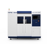 Découpeuse laser à fibre CNC haute vitesse Han's Laser 3015 entièrement enclosée avec double plateforme d'échange pour la découpe de tôles métalliques