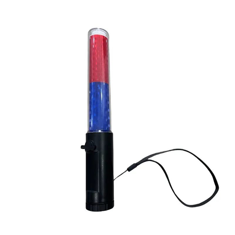 Bastón de tráfico LED glow stick Recargable de mano de emergencia noche advertencia Flash Stick