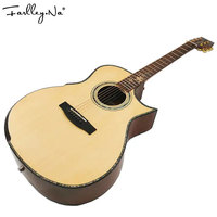 Acoustic Guitar 41-Inch Cutaway Spruce Cheap Wholesale for Novices Professional Quality Rosewood & Mahogany Sides
