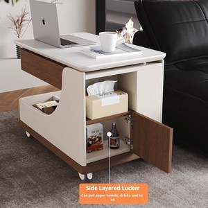 Hiện đại cao cấp pháp di động sofa giỏ hàng nâng bền rắn gỗ Nhà Bàn cà phê đa chức năng cho căn hộ nhỏ - Product Image 3