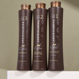 Crema Alisadora <span class=keywords><strong>de</strong></span> <span class=keywords><strong>Cabello</strong></span> con Queratina <span class=keywords><strong>de</strong></span> Café OEM, Tratamiento Sin Silicona para el Cuidado del Cuero Cabelludo, Fórmula Refrescante, Reparadora y Suavizante para Uso en Salón - Product Image 2