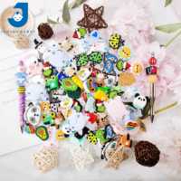 Hot Selling Mix Baby Fopspeen Ketting Sieraden Accessoires Tandjes Losse Focale Siliconen Dieren Kralen Voor Pennen