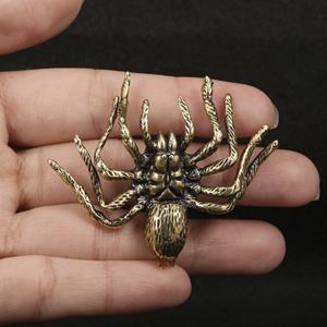Retro Handwerk Spinne Spielzeug Bronze Statue Spinne Ornamente - Product Image 4