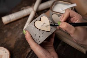 Florescence chaud coeur tasse maison élégante faite à la main cire de soja décoration de la maison parfum personnalisé bougie parfumée naturelle - Product Image 4