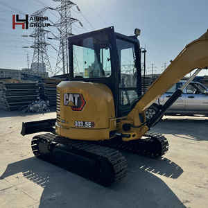 Mini Escavatore Cingolato Usato Giapponese Quasi Nuovo CAT303.5E da 3.5 Tonnellate con Motore e Cambio in Vendita - Product Image 6