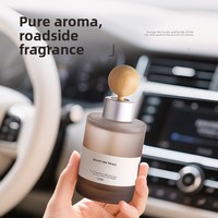 Désodorisant de voiture haut de gamme moderne à fixer sur le siège, aux huiles essentielles de rose, parfum longue durée, élimination des odeurs