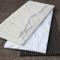 Nouveau léger nouvelle arrivée pilier panneau pierre colonne enveloppes Offres Spéciales extérieur artificiel Pu pierre panneau mural Faux Pu roche placage