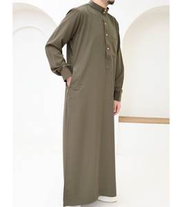 Personalizzato di alta qualità Khamis uomini lunghi Kamis uomini musulmani padre e figlio - Product Image 1