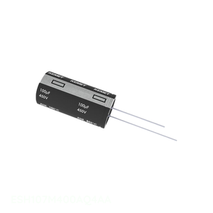 Distribuidor Autorizado ESH107M400AQ4AA Condensador de Aluminio con Orificio Pasante, 105°C, 100 uF - Product Image 1