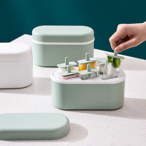 แม่พิมพ์ไอศกรีม ทำไอติมแท่ง วัสดุ PP เกรดอาหาร ปลอดภัยสำหรับช่องแช่แข็ง 6 ช่อง สำหรับทำขนมแช่แข็งโฮมเมด เหมาะสำหรับเด็ก - Product Image 5