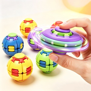 Juguete Sensorial Antiestrés de Esfera Giratoria Automática Impresa en 3D, Bola Fidget Giratoria, Rompecabezas, Regalos para el Aula, Caja Sorpresa - Product Image 1
