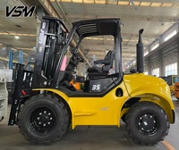 Chariot élévateur tout-terrain VSM 2,5t-3,5t 4x4 Euro Stage V avec blocage de différentiel, moteur diesel importé CPCD35-XW98C-RT4