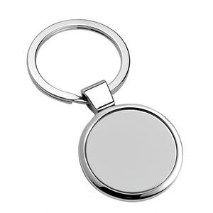 Llavero Redondo de 30 mm, Portamonedas de Metal con Impresión UV, Moderno, de Latón y Acero Inoxidable, Logotipo Personalizado, Material de Aluminio - Product Image 1