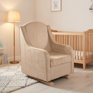 Fauteuil inclinable pivotant moderne et écologique, structure en bois et PU, revêtement en tissu, mobilier de salon pour la maison - Product Image 1