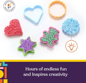 Nondry chơi bọt Đồ chơi mô hình bóng đất sét bọt plasticine cho trẻ em nghệ thuật và thủ công, giáo dục học tập đồ chơi - Product Image 3