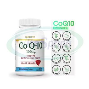 VitaSpring Private Label Coenzima Q10 Suplemento Salud del corazón Organic <span class=keywords><strong>Coq10</strong></span> Coenzym Q10 Softgel - Product Image 2
