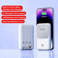 Chargeur solaire portable multifonctionnel Funxim Mini Capsule, magnétique sans fil, 15W, super rapide, avec support de téléphone Type-C