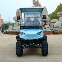 Buggy de golf utilitaire personnalisé, voiture de tourisme électrique, buggy utilitaire tout-terrain, voiturette de golf de chasse 4 + 2 places