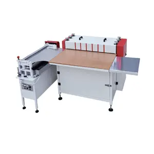 PKE-800 manual case hardcover making machine/manual book cover making machine with position and glue part