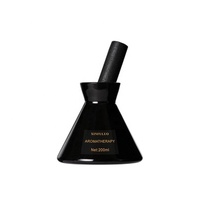 HONGYU 250ml coloré liège décor à la maison en forme de cylindre diffuseur de roseau bouteille aromathérapie verre huile essentielle conteneur