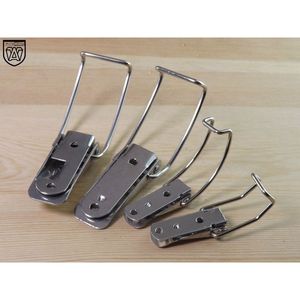 Anwang Hebilla de cierre de cubo de acero inoxidable con gancho largo y tirador extendido para bolsos y accesorios de equipaje - Product Image 5