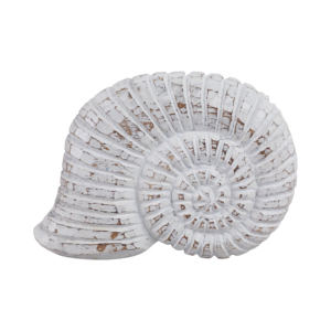 Oggetto decorativo a forma di lumaca in legno, statuetta costiera, scultura per casa, bagno, ufficio, soggiorno - Product Image 1