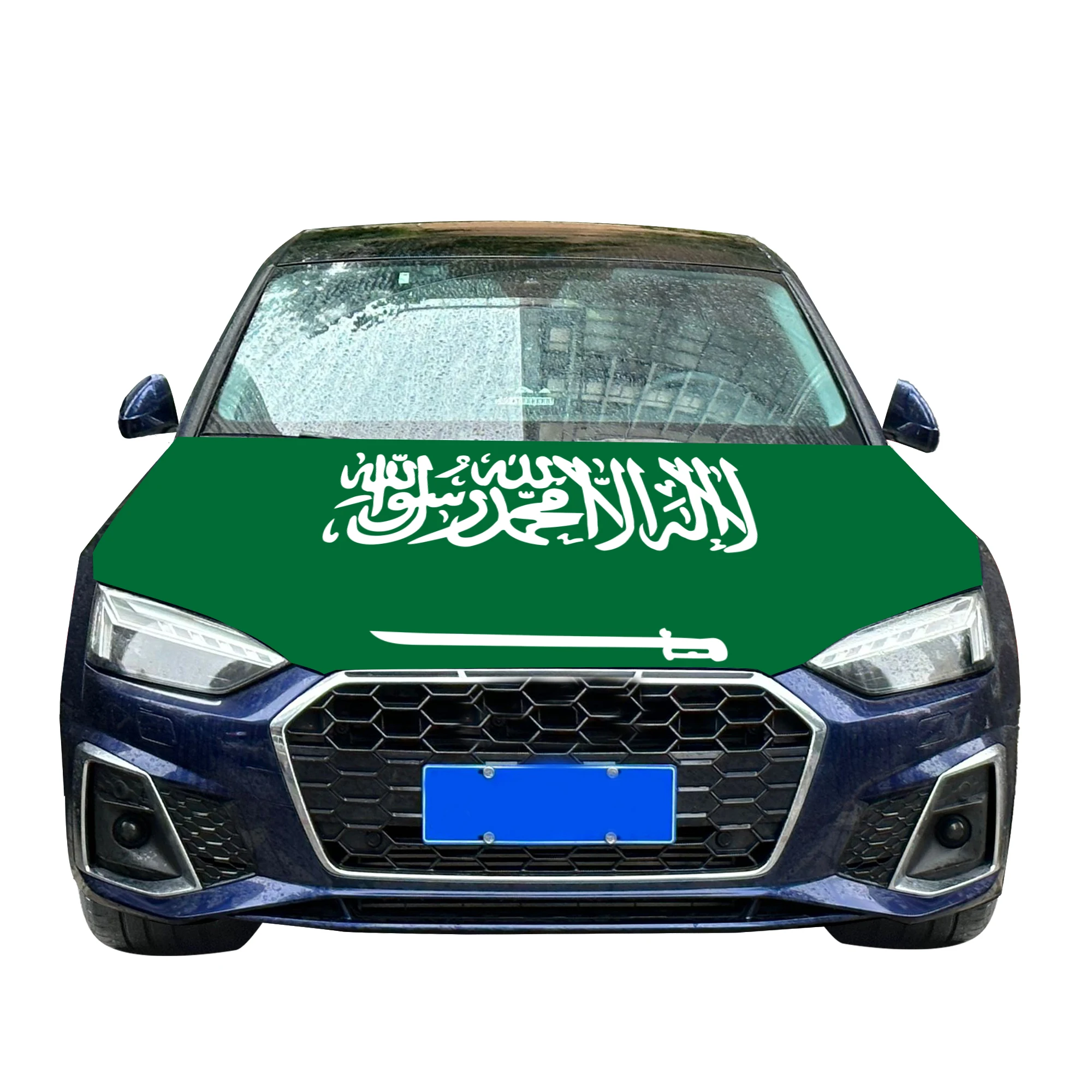 2000ARCHIVES★韓国★人気 CAR PLATE DRAPED TOP 2色 Car Hood Cover Flags - High-Quality Knitted Polyester