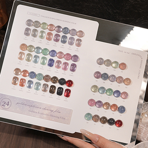 Ailanuo 15มล. 24สีดาวกระจายแสงแฟลชดีมีหลายสีผู้จัดจำหน่ายกาวทาเล็บ - Product Image 2