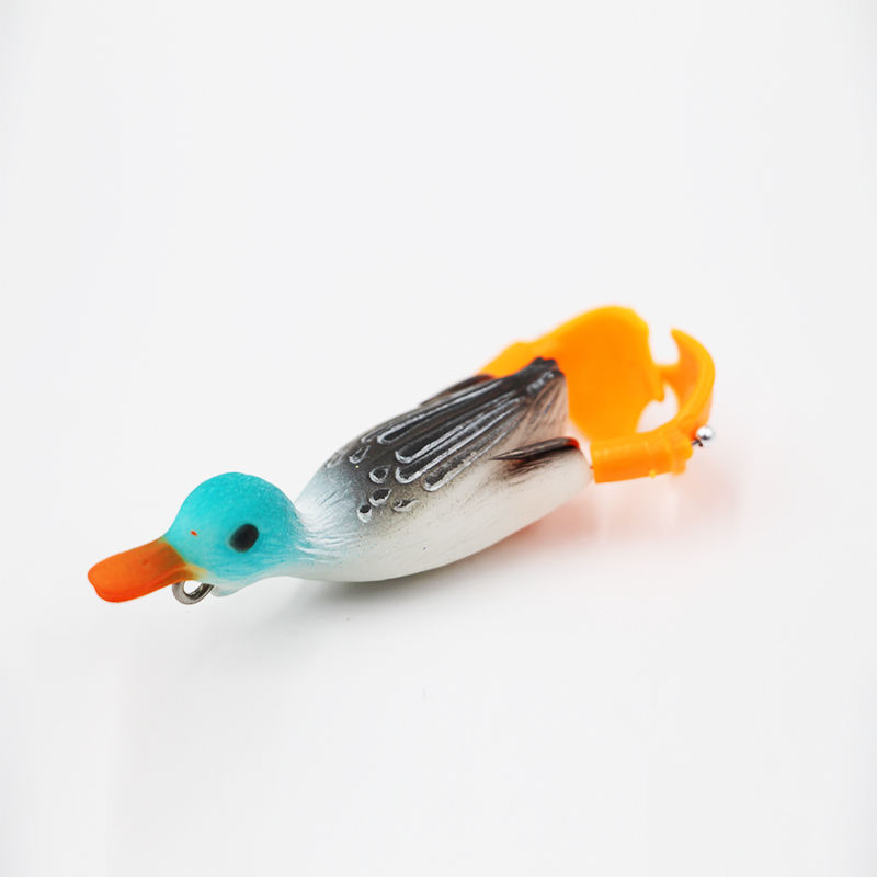 Leurre Canard 3D Topwater 12cm - Appât Pêche Caneton Avec