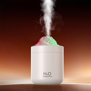 <span class=keywords><strong>Prix</strong></span> bas Portable Cool Mist Usb Led changement de couleur chambre feu flamme humidificateur arôme diffuseur d'huile essentielle H2O humidificateur d'air - Product Image 2