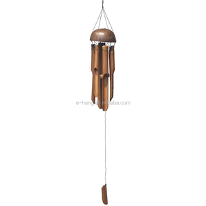 OEM 2021 carillons éoliens en <span class=keywords><strong>bambou</strong></span> naturel 30cm carillon éolien en tube de <span class=keywords><strong>bambou</strong></span> de nouveau style pour la maison et le jardin - Product Image 2