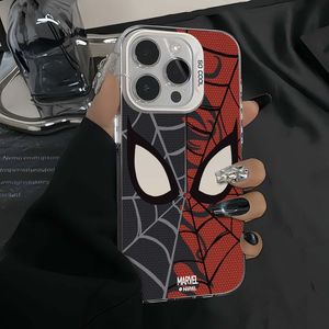 Cover per iPhone 17 con Stampa Cartoon di Spider-Man Nero e Rosso, Custodia in Stile Fumetto per iPhone 16 15 14 13 12 11 Pro Max - Product Image 2