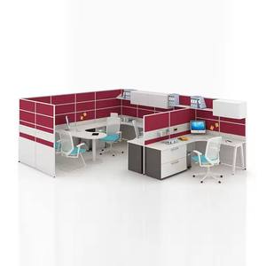 Escritorio de Oficina Moderno, Muebles de Oficina de Alta Gama, Estación de Trabajo Modular para 2 Personas, Cubículo de Oficina, Estación de Trabajo para Personal - Product Image 2
