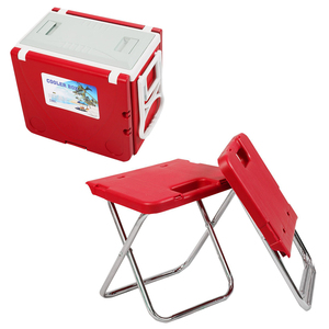 Nhà Sản Xuất PP + EPS Chất Liệu Cắm Trại Có Thể Gập Lại Thực Phẩm Di Động Ice 28L Bảng Đa Chức Năng Cooler Box - Product Image 5