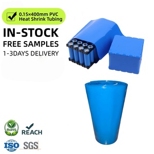 <span class=keywords><strong>Manchon</strong></span> thermorétractable en <span class=keywords><strong>PVC</strong></span> sur mesure pour batterie <span class=keywords><strong>de</strong></span> grand diamètre, rapport 2:1, largeur 400 mm, bleu/noir, 600 V, pour batterie lithium grand public - Product Image 1