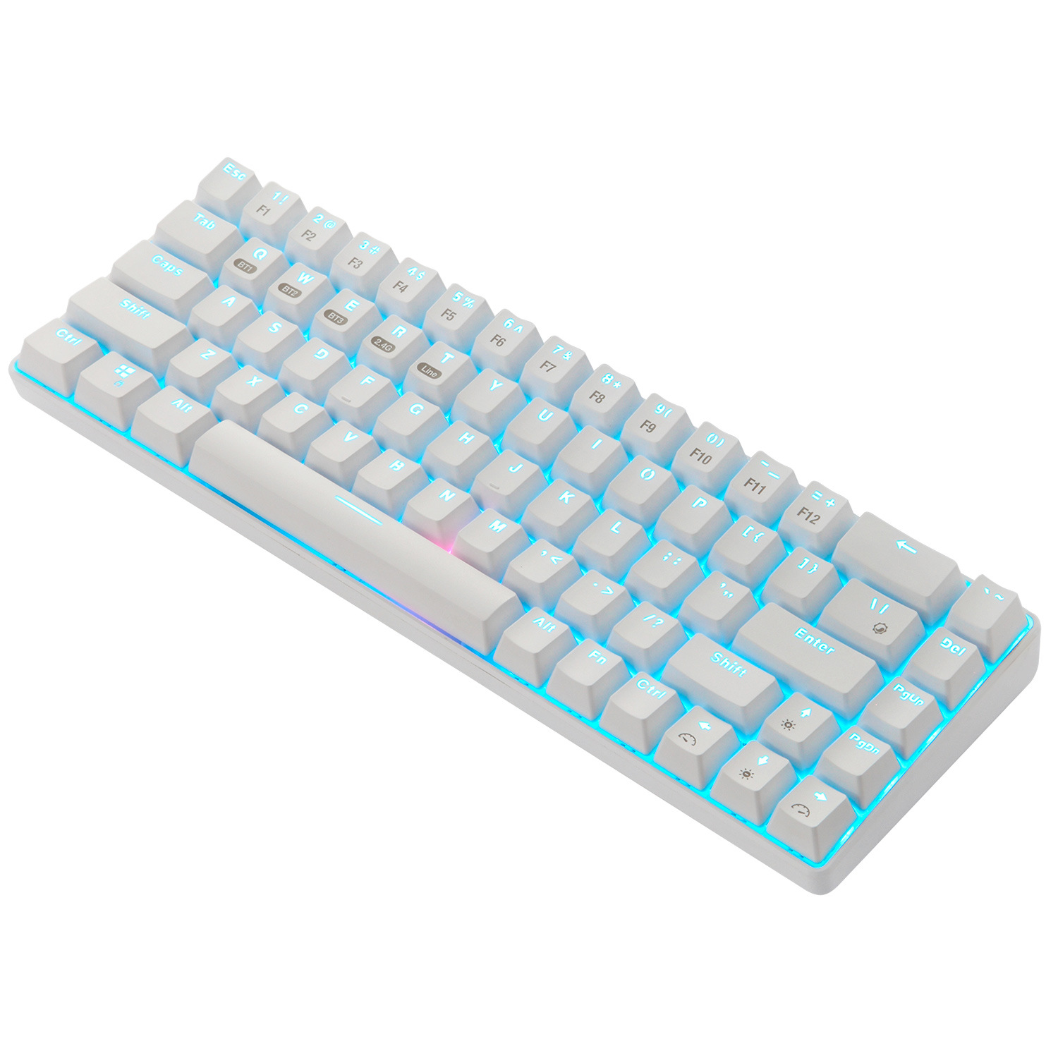 Remi★ XINMENG RF-68 RGB Backlit Mechanical Wireless Gaming Keyboard - 68