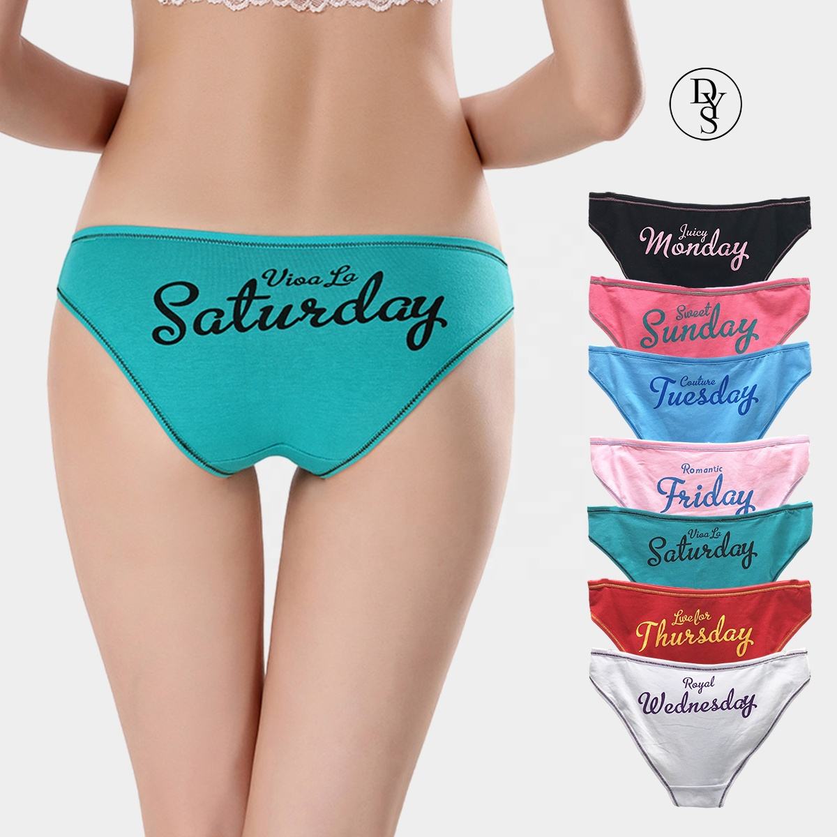 Days of the Week Underwear 7-Pack Breathable Cotton Briefs