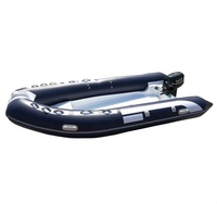 Bateau de dériveur de ponton en caoutchouc de fibre de verre gonflable rigide de nervure de 16 pieds 4.8m 480