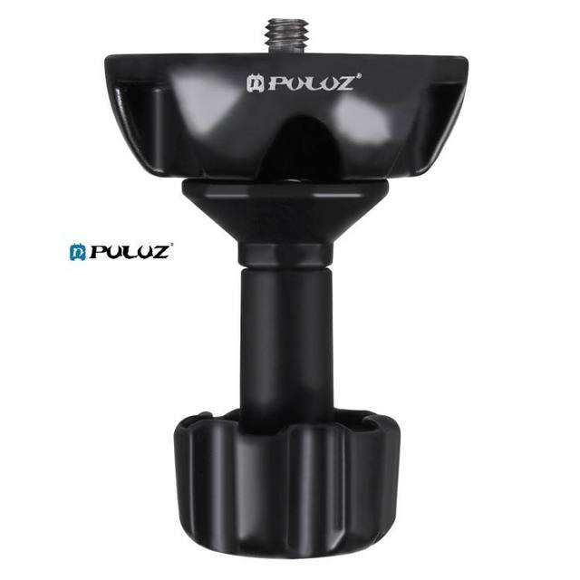 PULUZ 75mm Half Ball Flat to Metal Bowl Adapter for Fluid Head Tripod DSLR Rig Camera Original Factory Latest Plastic Material