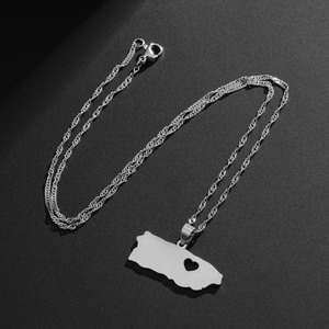 Collar con colgante <span class=keywords><strong>de</strong></span> mapa <span class=keywords><strong>Puerto</strong></span> <span class=keywords><strong>de</strong></span> acero inoxidable, <span class=keywords><strong>cadenas</strong></span> chapadas en <span class=keywords><strong>oro</strong></span> <span class=keywords><strong>para</strong></span> hombres y mujeres con regalo <span class=keywords><strong>de</strong></span> piedra <span class=keywords><strong>de</strong></span> ágata - Product Image 1
