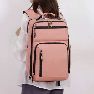 Sac à dos pour ordinateur portable de grande capacité, pour les loisirs, les voyages d'affaires, les étudiants, en tissu Oxford, imperméable, antivol, avec fermeture éclair USB, personnalisable - Product Image 2