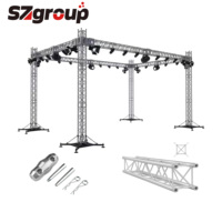 Rangka tampilan aluminium atap berkualitas tinggi untuk pencahayaan panggung DJ dengan desain Modular dan kapasitas beban 500kg