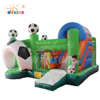 Château gonflable WINSUN de haute qualité en PVC ignifuge, imperméable et certifié CE pour les fêtes en plein air pour enfants