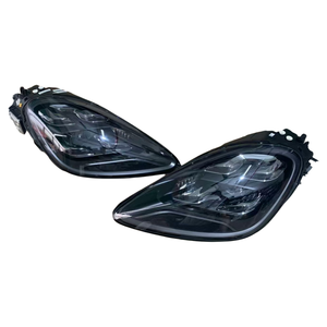 Fari anteriori neri fumé di alta qualità per <span class=keywords><strong>Porsche</strong></span> <span class=keywords><strong>Cayenne</strong></span> modelli 18-23, vendita diretta dalla fabbrica e all'ingrosso. - Product Image 1