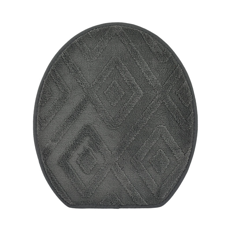 Coperchio in cashmere jacquard - grigio scuro