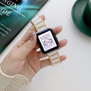 <span class=keywords><strong>Correa</strong></span> de Cerámica de Lujo para Reloj <span class=keywords><strong>Apple</strong></span>, Brazalete Metálico Ejecutivo para las Series 11, 10, 9, 8, 7, 49mm, 45mm, 46mm - Product Image 5