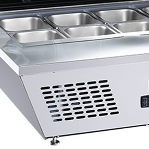 Thương mại truy cập hàng đầu <span class=keywords><strong>salad</strong></span> hiển thị Showcase tự chọn thực phẩm mát cho nhà hàng Countertop <span class=keywords><strong>salad</strong></span> Bar - Product Image 5