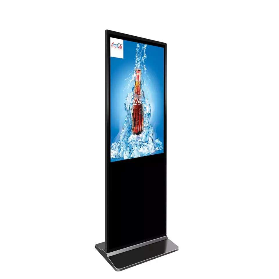 Крытый напольный 32-дюймовый экран вывески ЖК-рекламные плееры Android Сенсорная панель все в одном дисплей Цифровая вывеска