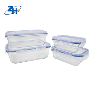 En çok satan yemek kabı seti cam gıda özel saklama kabı cam yemek hazırlık sunar ZHGB-071 temizle cam Tupper 2-3 adet - Product Image 4